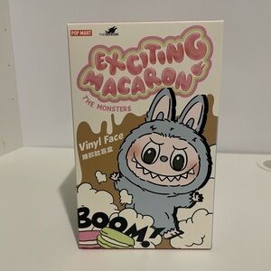 Authentic & New THE MONSTERS EXCITING MACARON SERIES- Plush Labubu (SESAME BEAN)